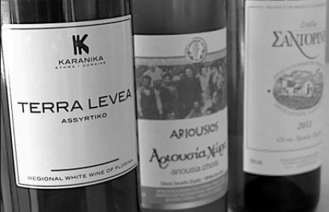 Colorful dry Assyrtiko